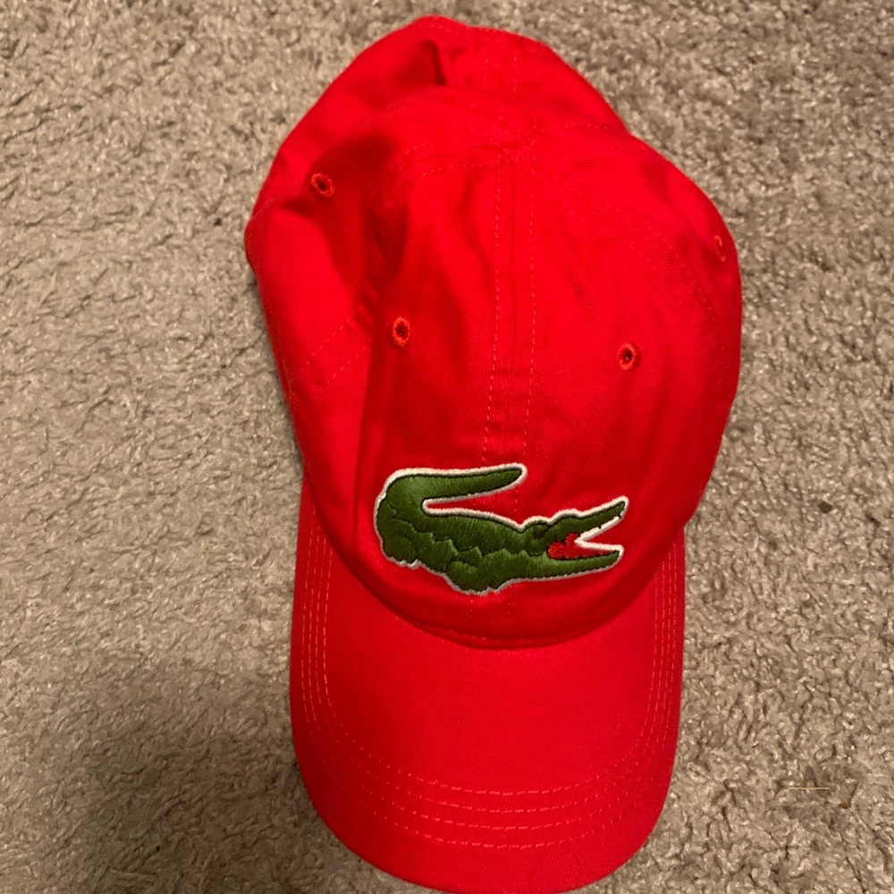 Lacoste Men’s Bright Red Hat